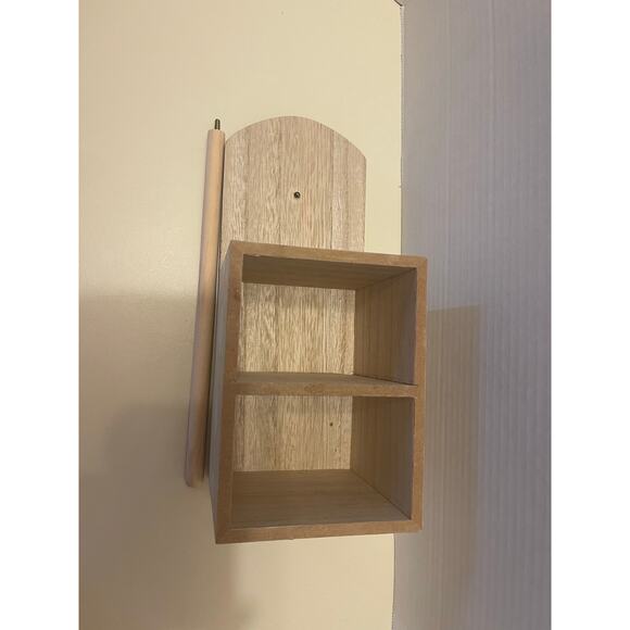 Target Dollar Spot 2022 Wooden Folding Tray and Paper Towel Caddy - Picture 12 of 13